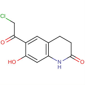 2(1H)-Quinolinone, 6-(chloroacetyl)-3,4-dihydro-7-hydroxy-