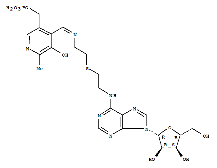 adenosine-N(6)-diethylthioether-N-pyridoximine 5-phosphate