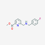Methyl 6-[[(4-fluorophenyl)methylamino]methyl]pyridine-2-carboxylate