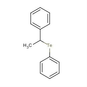 Benzene, [(1-phenylethyl)telluro]-
