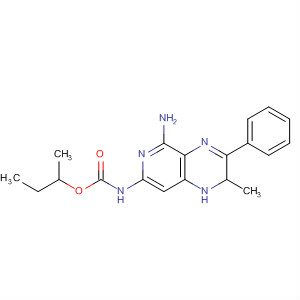 Carbamic acid,(5-amino-1,2-dihydro-2-methyl-3-phenylpyrido[3,4-b]pyrazin-7-yl)-,1-methylpropyl ester