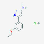 5-(3-ethoxyphenyl)-1h-pyrazol-3-amine;hydrochloride