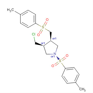 Pyrrolidine,3-(chloromethyl)-1-[(4-methylphenyl)sulfonyl]-4-[[(4-methylphenyl)sulfonyl]methyl]-, cis-