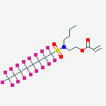 2-[butyl(1,1,2,2,3,3,4,4,5,5,6,6,7,7,8,8,8-heptadecafluorooctylsulfonyl)amino]ethyl prop-2-enoate