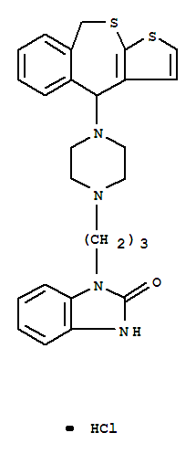 1-{3-[4-(4,9-dihydrothieno[2,3-c][2]benzothiepin-4-yl)piperazin-1-yl]propyl}-1,3-dihydro-2H-benzimidazol-2-one hydrochloride