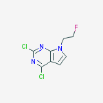 2,4-dichloro-7-(2-fluoroethyl)-7H-pyrrolo[2,3-d]pyrimidine