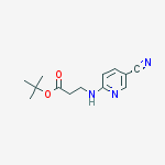 tert-butyl 3-(5-cyanopyridin-2-ylamino)propanoate