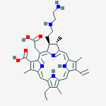 (17S,18S)-18-{2-[(2-aminoethyl)amino]ethyl}-20-(carboxymethyl)-12-ethenyl-7-ethyl-3,8,13,17-tetramethyl-17,18-dihydroporphyrin-2-carboxylic acid
