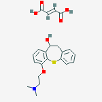 Dibenzo(b,f)thiepin-10-ol, 10,11-dihydro-6-(2-(dimethylamino)ethoxy)-,  (Z)-2-butenedioate (1:1) (salt)