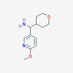 (6-methoxypyridin-3-yl)(tetrahydro-2H-pyran-4-yl)methanamine