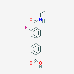 4-[4-(ethylcarbamoyl)-3-fluorophenyl]benzoic Acid
