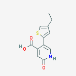 5-(4-ethylthiophen-2-yl)-2-oxo-1h-pyridine-4-carboxylic Acid