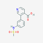 3-[3-(methanesulfonamido)phenyl]pyridine-4-carboxylic Acid