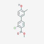 Methyl 2-chloro-4-(4-hydroxy-3-methylphenyl)benzoate