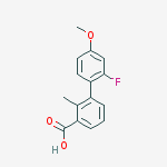 3-(2-fluoro-4-methoxyphenyl)-2-methylbenzoic Acid