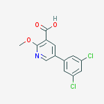 5-(3,5-dichlorophenyl)-2-methoxypyridine-3-carboxylic Acid