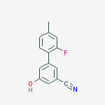 3-(2-fluoro-4-methylphenyl)-5-hydroxybenzonitrile