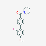 [4-(2-fluoro-4-hydroxyphenyl)phenyl]-piperidin-1-ylmethanone