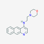 N-(2-morpholin-4-ylethyl)benzo[g]quinolin-4-amine