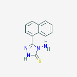 3H-1,2,4-Triazole-3-thione, 4-amino-2,4-dihydro-5-(1-naphthalenyl)-