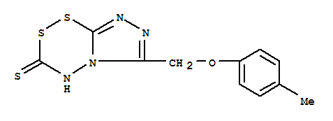 6-[(4-methylphenoxy)methyl][1,2,4]triazolo[3,4-c][1,2,4,5]dithiadiazine-3(4H)-thione