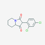 1,3(2H,5H)-Indolizinedione, 2-(2,4-dichlorophenyl)tetrahydro-