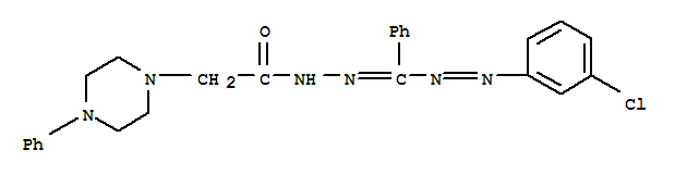 1-{(E)-[(E)-[2-(3-chlorophenyl)hydrazinylidene](phenyl)methyl]diazenyl}-2-(4-phenylpiperazin-1-yl)ethanone