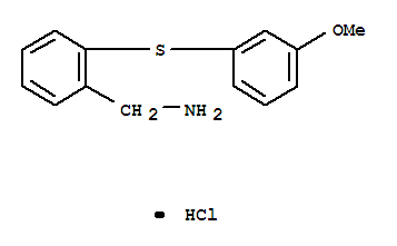 1-{2-[(3-methoxyphenyl)sulfanyl]phenyl}methanamine hydrochloride