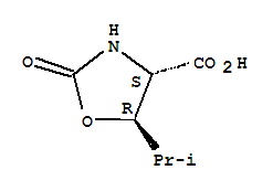 4-Oxazolidinecarboxylicacid, 5-(1-methylethyl)-2-oxo-, (4S,5R)-