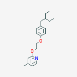 2-{2-[4-(2-ethylbutyl)phenoxy]ethoxy}-4-methylpyridine
