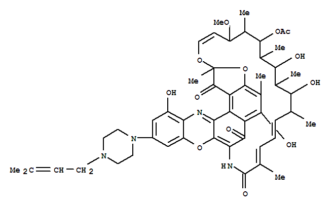 (2S,16Z,18E,20S,21S,22R,23R,24R,25S,26R,27S,28E)-5,12,21,23-tetrahydroxy-27-methoxy-2,4,16,20,22,24,26-heptamethyl-10-[4-(3-methylbut-2-en-1-yl)piperazin-1-yl]-1,6,15-trioxo-1,2-dihydro-6H,13H-2,7-(epoxypentadeca[1,11,13]trienoazeno)[1]benzofuro[4,5-a]phe