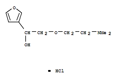 2-[2-(dimethylamino)ethoxy]-1-furan-3-ylethanol hydrochloride