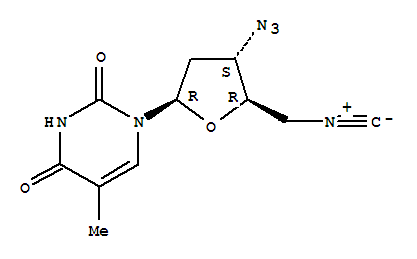 3-azido-5-isocyano-3,5-dideoxythymidine