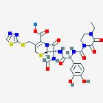 sodium (6R,7S)-7-{[(3,4-dihydroxyphenyl){[(4-ethyl-2,3-dioxopiperazin-1-yl)carbonyl]amino}acetyl]amino}-7-(formylamino)-8-oxo-3-[(1,3,4-thiadiazol-2-ylsulfanyl)methyl]-5-thia-1-azabicyclo[4.2.0]oct-2-ene-2-carboxylate