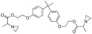 [(isopropylidene)bis(p-phenyleneoxy)]diethylene bis(alpha-methylaziridine-1-acetate)