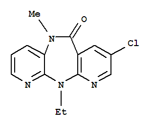 6H-dipyrido[3,2-b:2',3'-e][1,4]diazepin-6-one, 8-chloro-11-ethyl-5,11-dihydro-5-methyl-