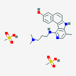 7H-Benzo[e]pyrido[4,3-b]indole, 11-[3-(dimethylamino)propylamino]-3-hydroxy-8-methyl-, dimethanesulfonate
