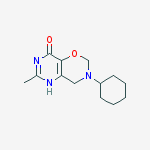 3-cyclohexyl-6-methyl-3,4-dihydro-2H-pyrimido[4,5-e][1,3]oxazin-8(5H)-one
