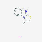 3,9-dimethyl[1,3]thiazolo[3,2-a][3,1]benzimidazol-9-ium iodide