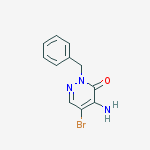 4-Amino-2-benzyl-5-bromopyridazin-3(2H)-one