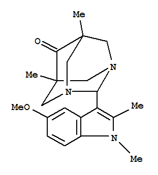 1,3-diazatricyclo[3.3.1.1~3,7~]decan-6-one, 2-(5-methoxy-1,2-dimethyl-1H-indol-3-yl)-5,7-dimethyl-