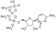 CYTIDINE-2-14C 5-TRIPHOSPHATE AMMONIUM SALT