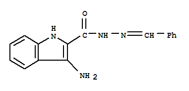 2-benzyliden-1-(3-aminoindol)-2-carbohydrazide