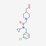 N-(3-Chloro-benzyl)-N-cyclopropyl-2-(4-hydroxyMethyl-piperidin-1-yl)-acetaMide