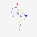 8-propylsulfanyl-1h-[1,2]thiazolo[1,2]thieno[3,4-b]triazin-4-one