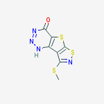 8-methylsulfanyl-1h-[1,2]thiazolo[2,3]thieno[2,4-b]triazin-4-one