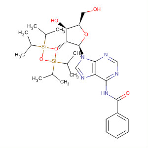 Adenosine,N-benzoyl-2',3'-O-[1,1,3,3-tetrakis(1-methylethyl)-1,3-disiloxanediyl]-