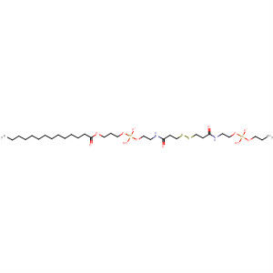 Tetradecanoic acid,(2R,25R)-5,22-dihydroxy-5,22-dioxido-10,17-dioxo-4,6,21,23-tetraoxa-13,14-dithia-9,18-diaza-5,22-diphosphahexacosane-1,2,25,26-tetraylester