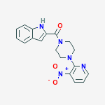 1H-indol-2-yl[4-(3-nitropyridin-2-yl)piperazin-1-yl]methanone