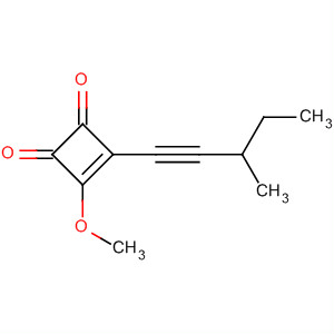 3-Cyclobutene-1,2-dione, 3-methoxy-4-(3-methyl-1-pentynyl)-